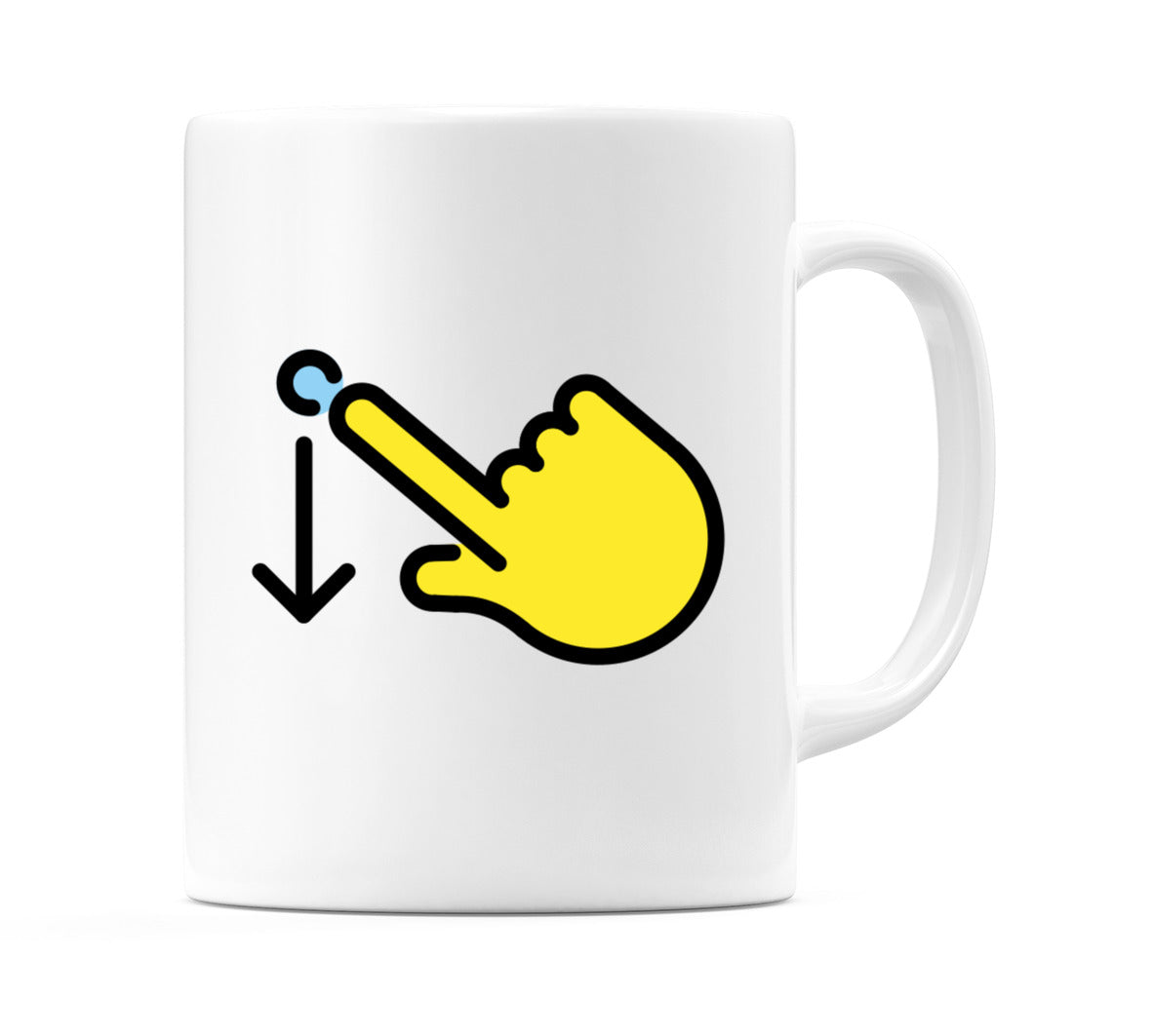 Swipe Down Emoji Mug