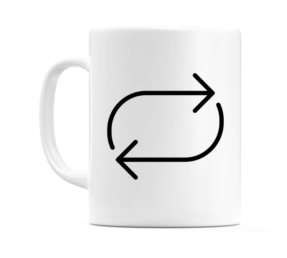 Repeat Button Emoji Mug