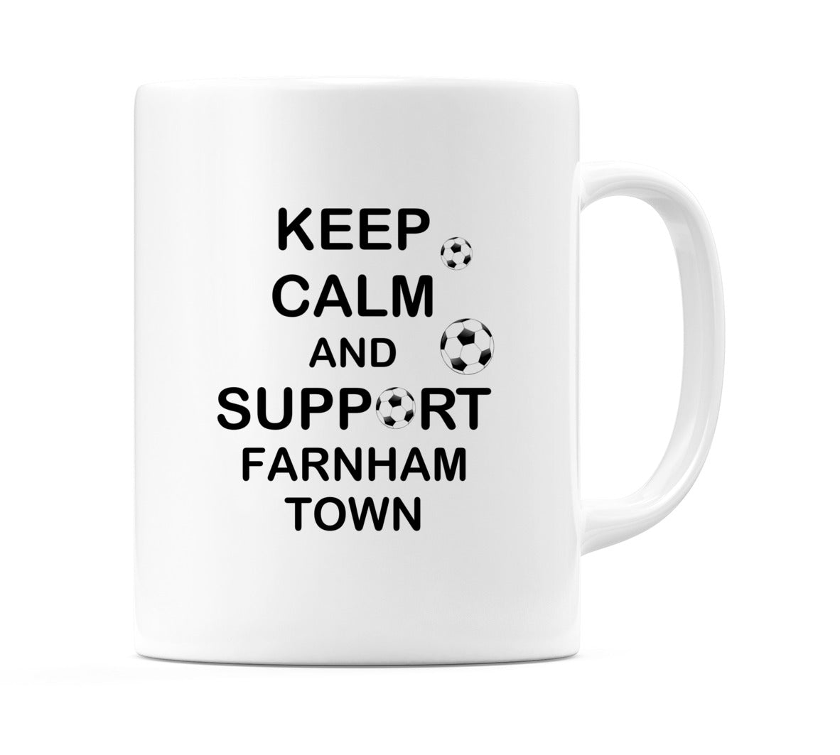 Keep Calm And Support Farnham Town Mug