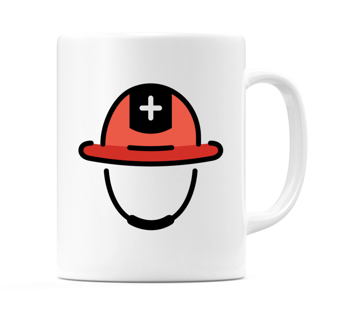 Rescue Workers Helmet Emoji Mug