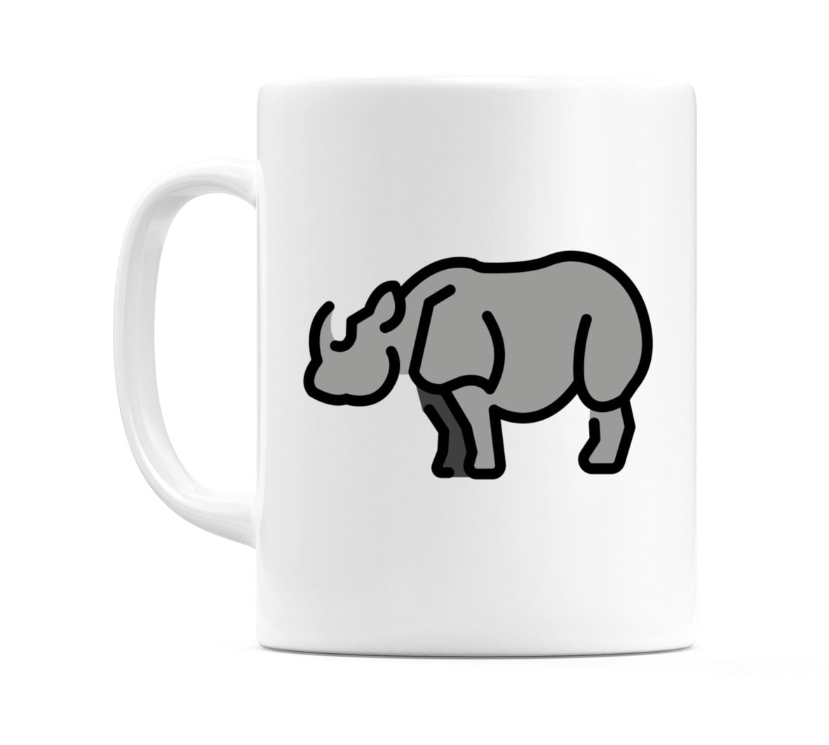 Rhinoceros Emoji Mug