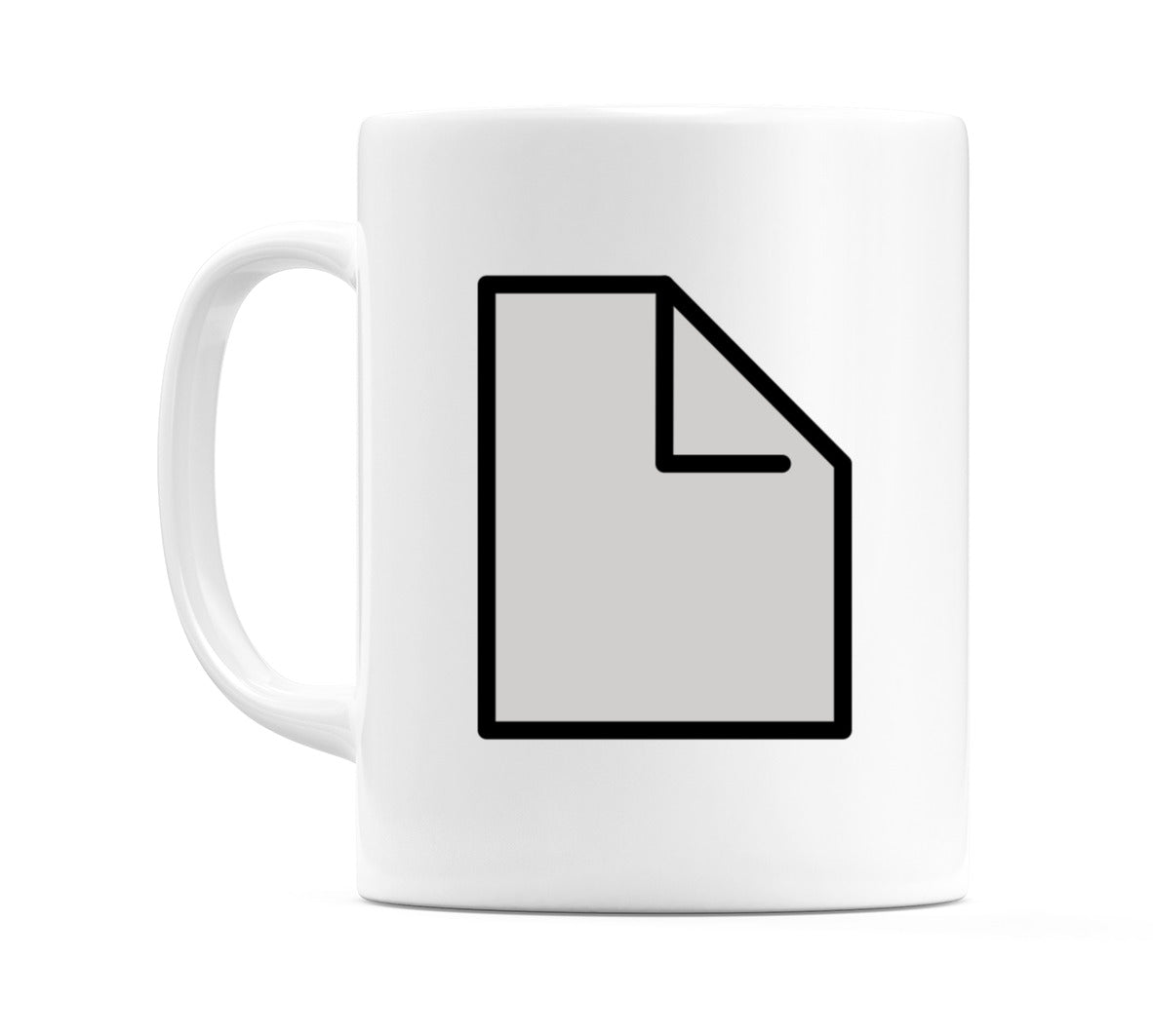 Page Facing Up Emoji Mug