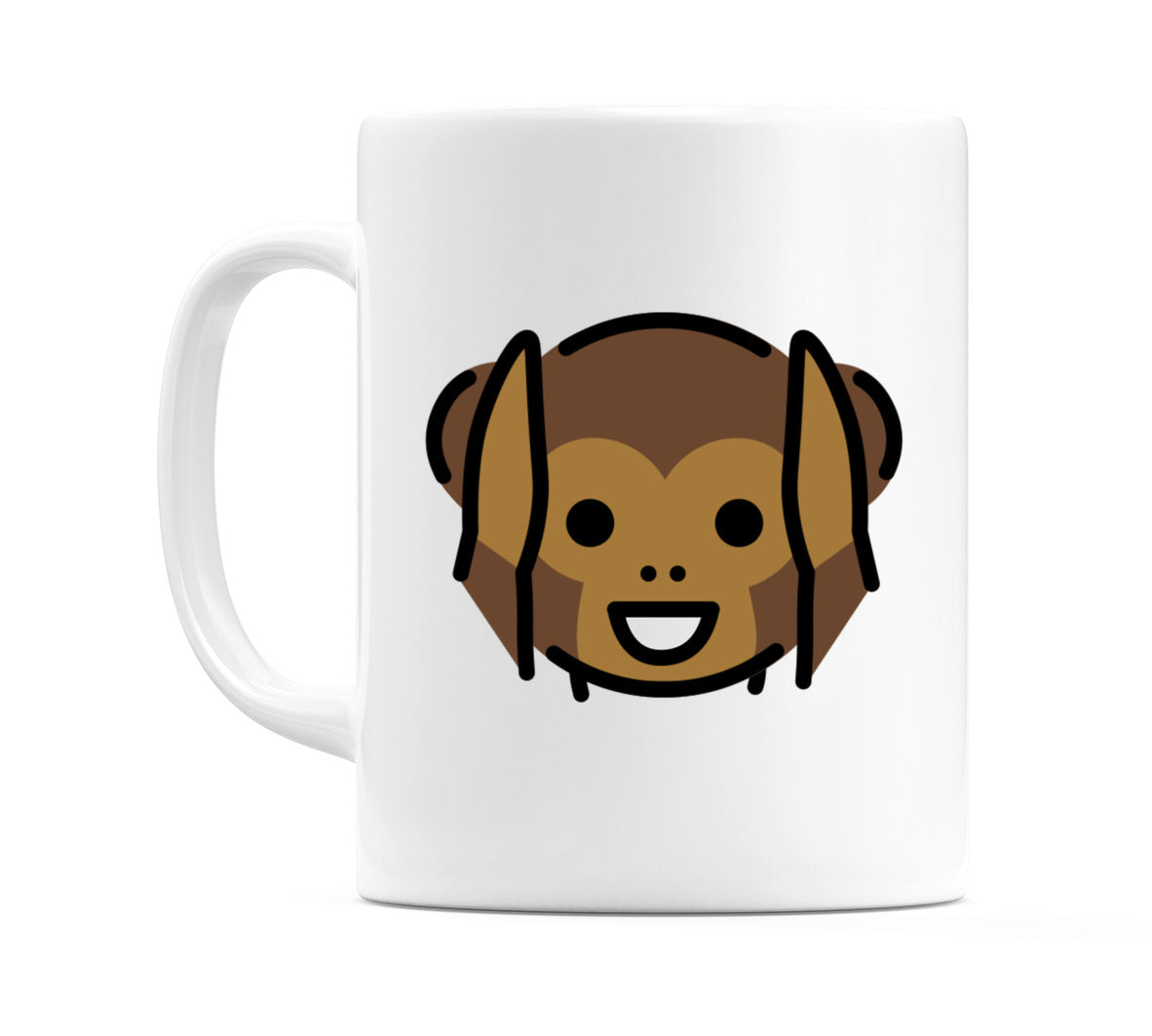 Hear-No-Evil Monkey Emoji Mug
