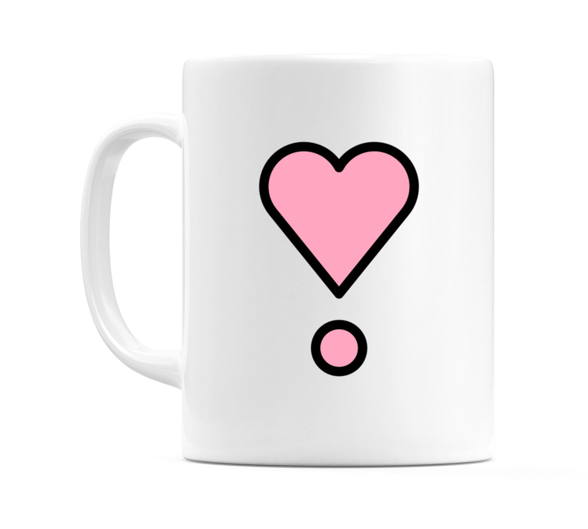 Heart Exclamation Emoji Mug