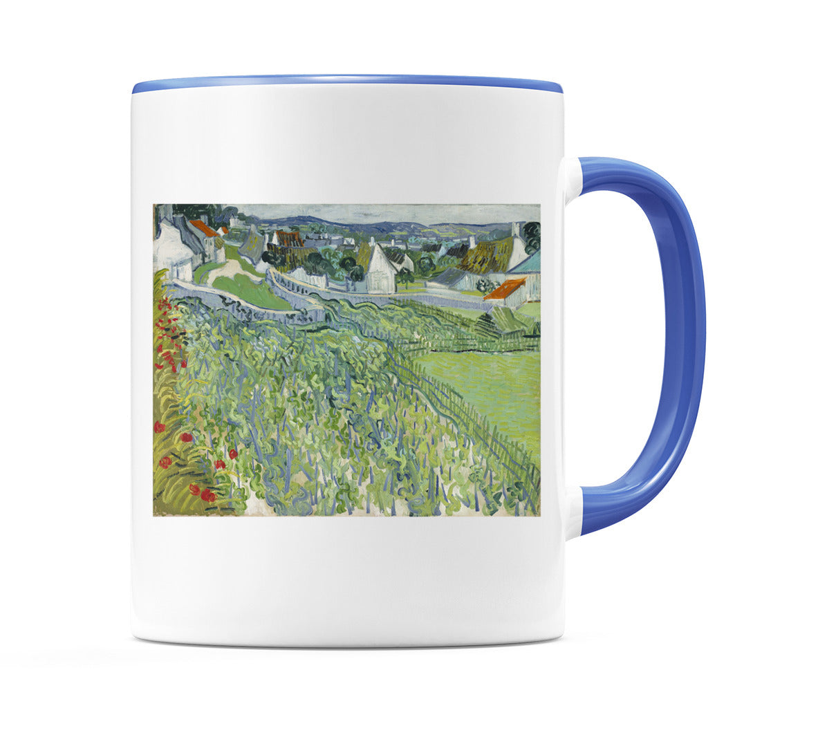 Vineyards at Auvers (1890) Mug