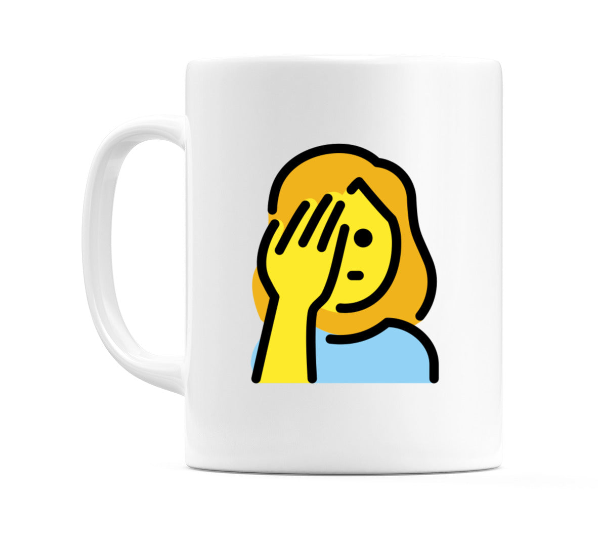 Female Facepalming Emoji Mug
