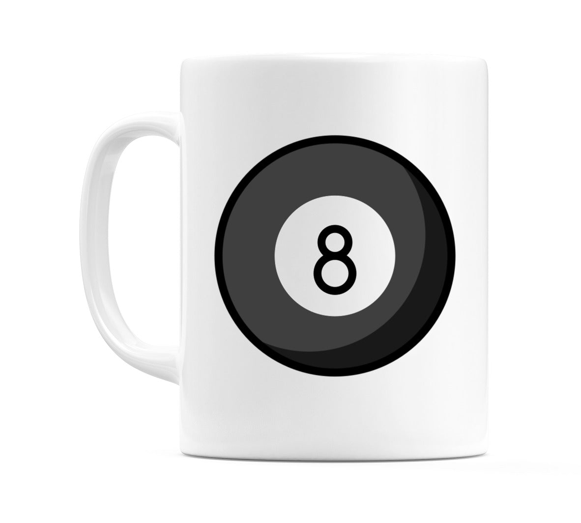 Pool 8 Ball Emoji Mug