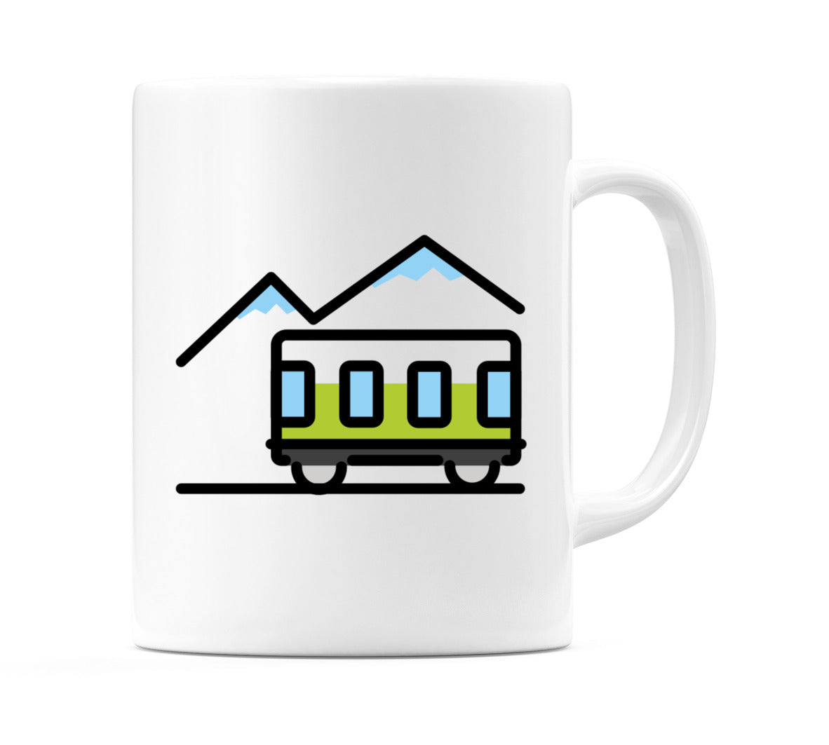 Mountain Railway Emoji Mug
