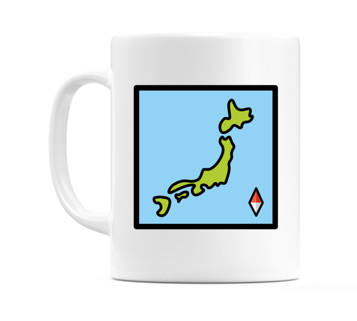 Map Of Japan Emoji Mug