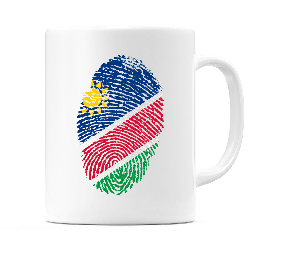 Namibia Finger Print Flag Mug