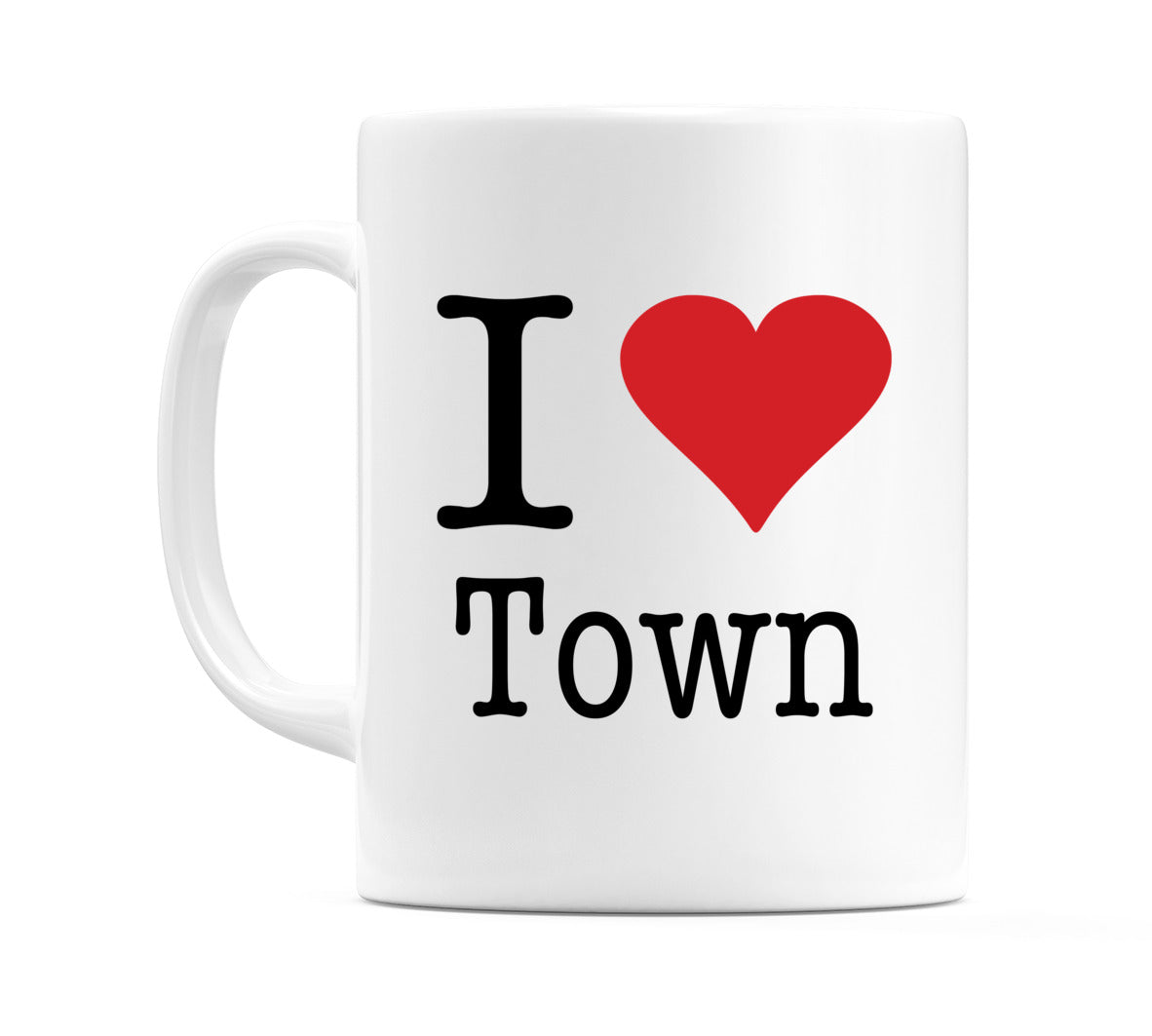 I Love Town Mug