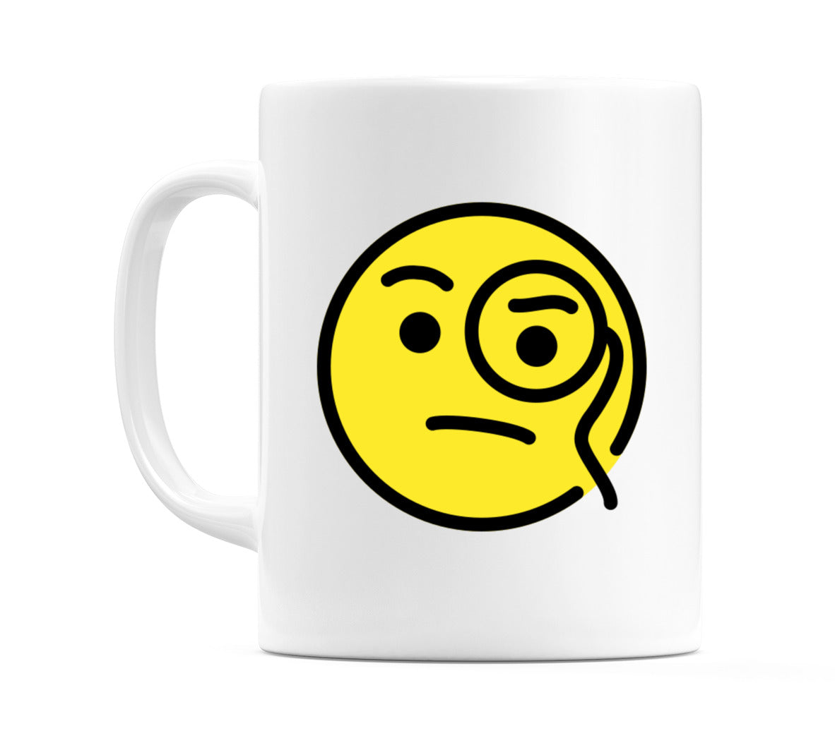 Face With Monocle Emoji Mug