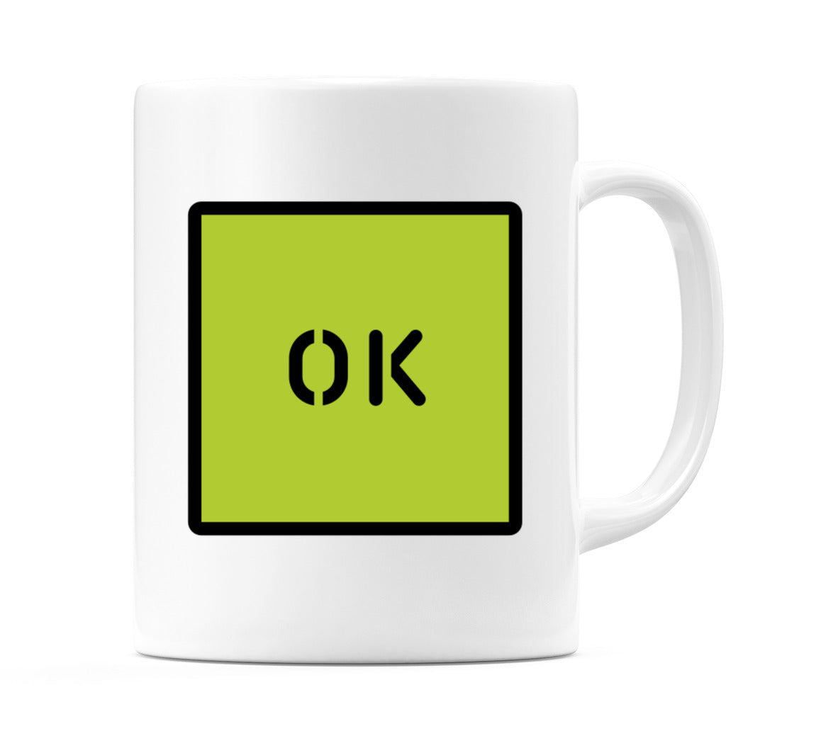 Ok Stencil Emoji Mug