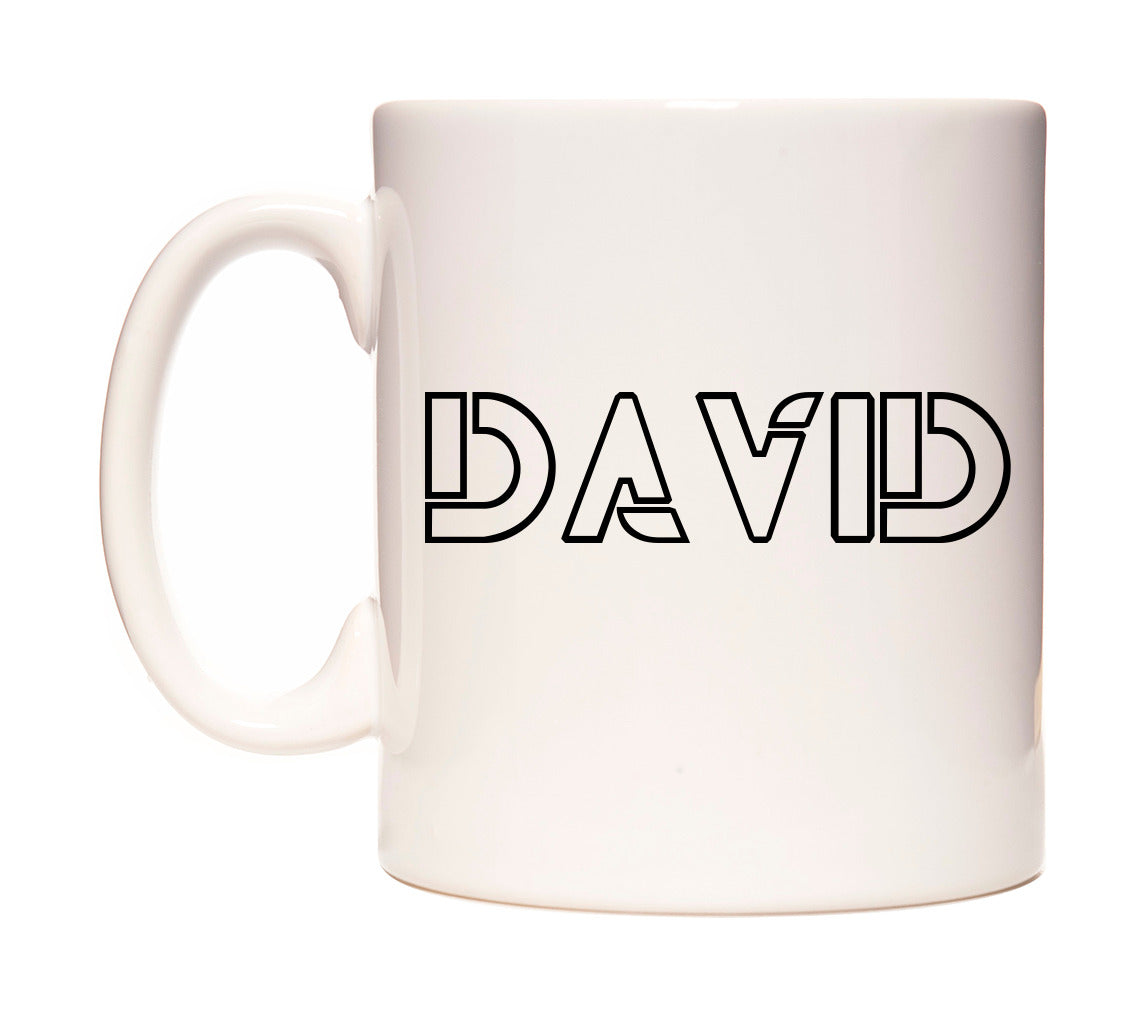 David - Tron Themed Mug