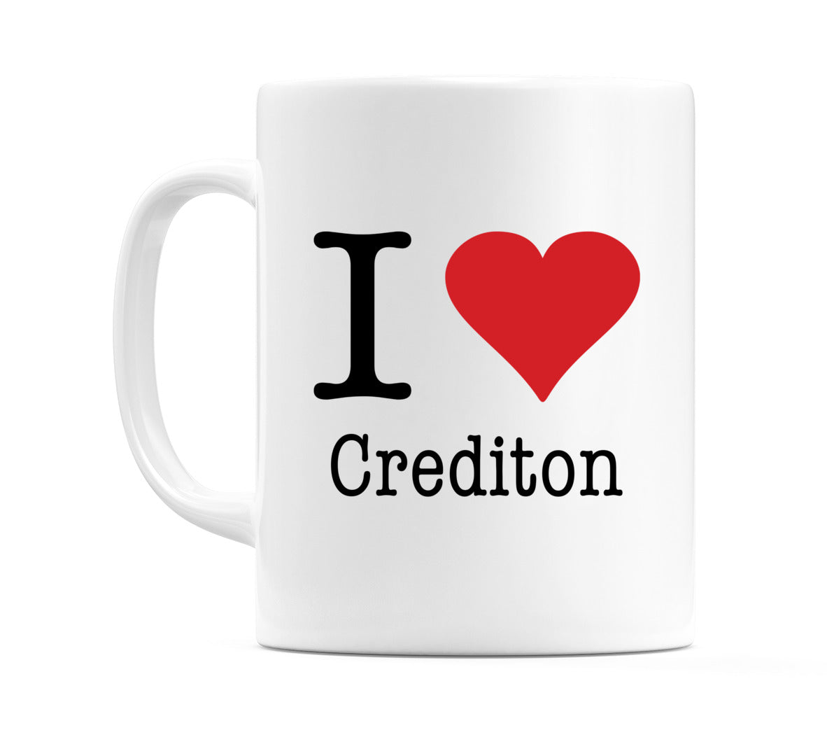 I Love Crediton Mug