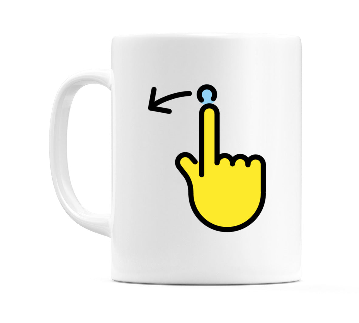 Swipe Left Emoji Mug