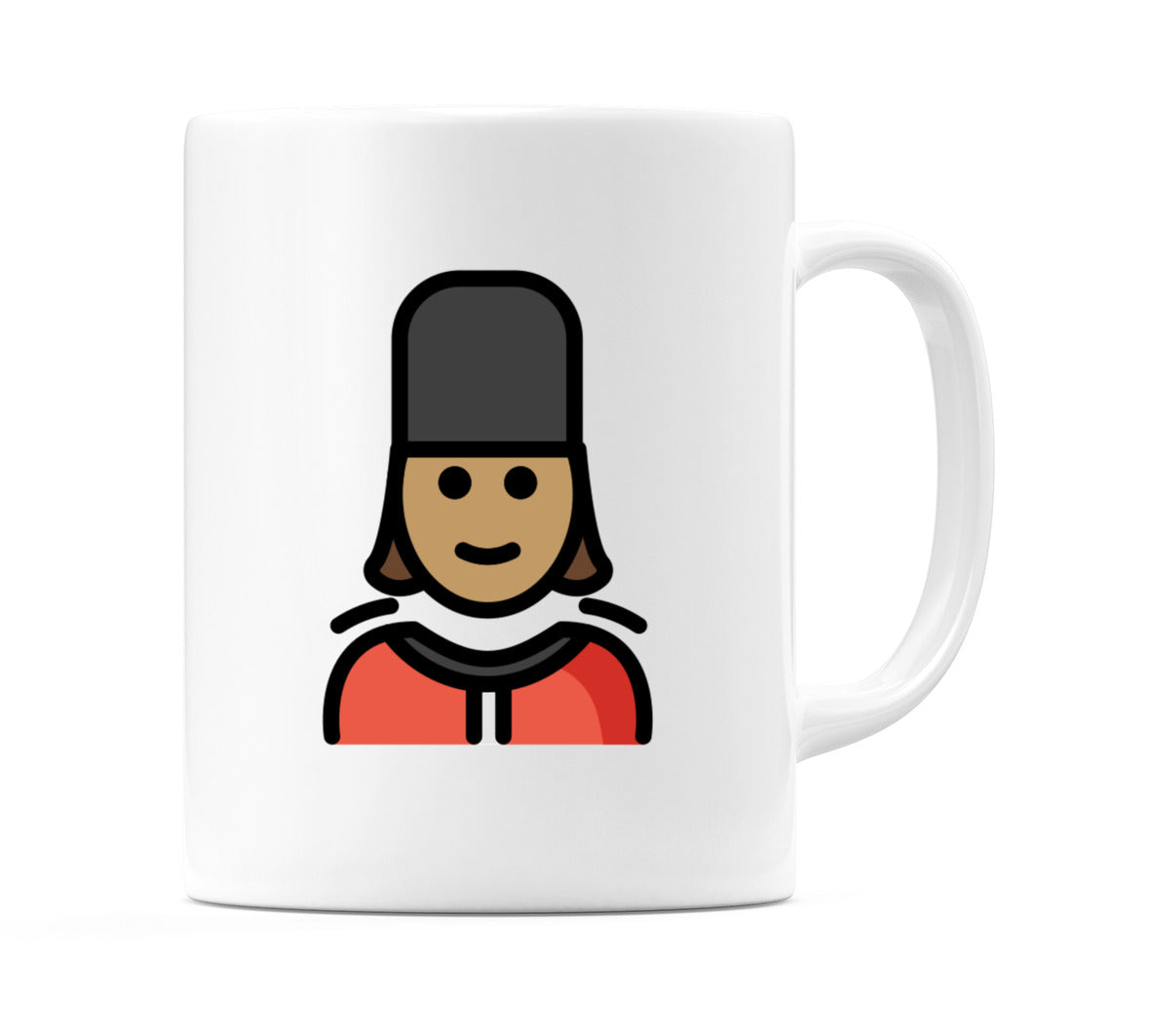 Female Guard: Medium Skin Tone Emoji Mug
