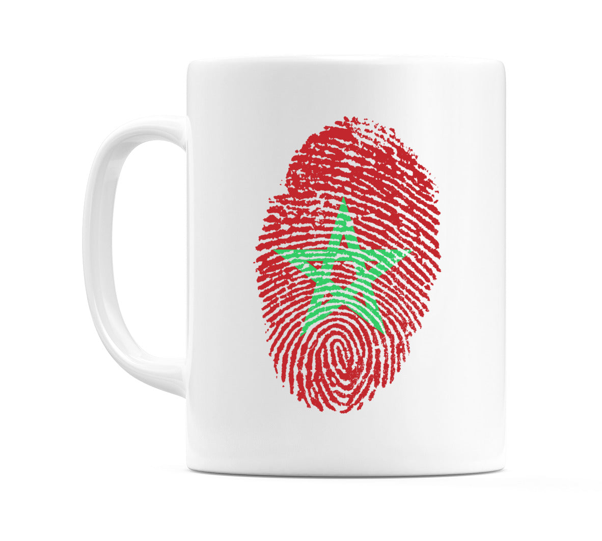 Morocco Finger Print Flag Mug
