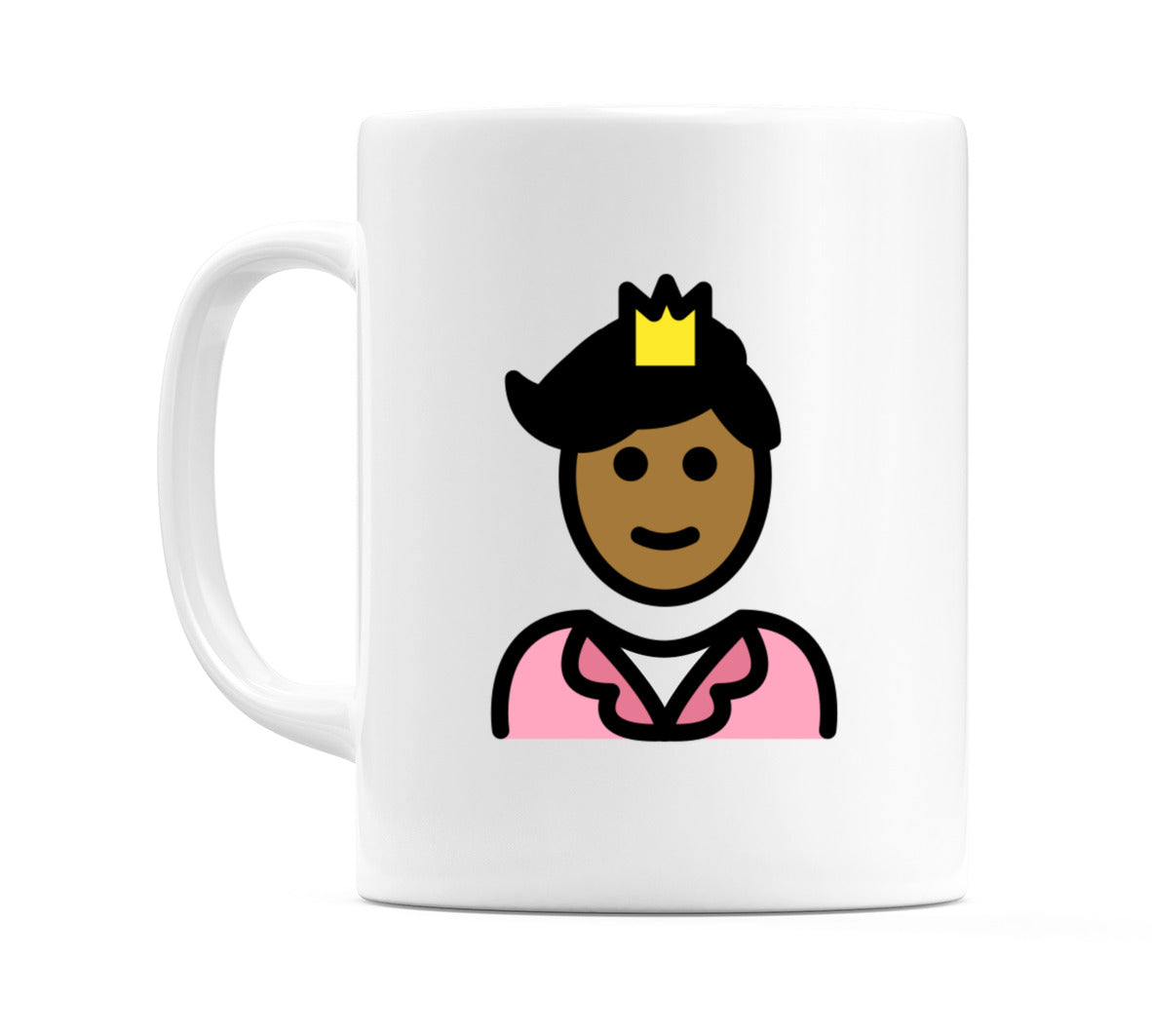 Prince: Medium-Dark Skin Tone Emoji Mug
